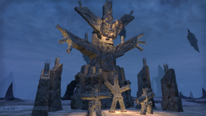 Skulllord's Sithis Statue with Worshippers