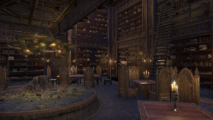 Elucidous's Tall Library! ESO Beautiful Library Tour! Touring homes and getting decoration inspiration! Streamed at twitch.tv/jhartellis on December 2, 2018