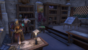 Tearna's Cozy Library! ESO Beautiful Library Tour! Touring homes and getting decoration inspiration! Streamed at twitch.tv/jhartellis on December 2, 2018